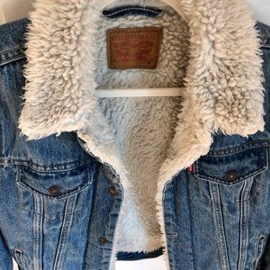 Levi’s Sherpa-Lined Denim Jacket